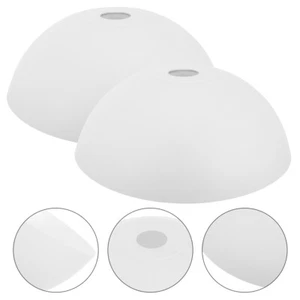 Mushroom Style 2pcs Plastic Lamp Shade for Ceiling Light 42mm Hole - Picture 1 of 12