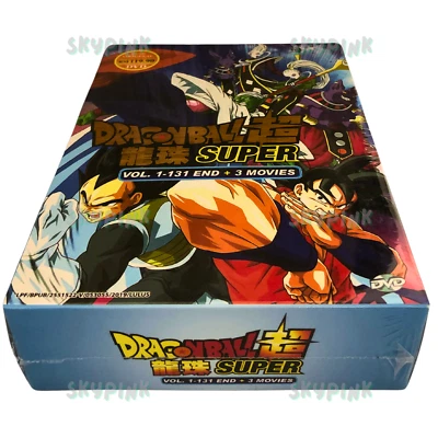 Anime DVD Dragon Ball SUPER Complete TV Series (1-131 End +3 Movies) English Dub - Image 1 of 4