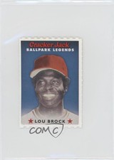 2006 Cracker Jack Ballpark Legends II Food Issue Lou Brock HOF