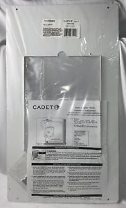Cadet SAMW 67115 Metal Adapter Plate 12” X 21.5” White Com-Pak