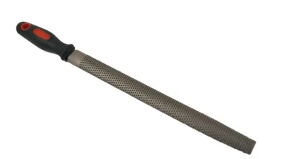12"/300mm Woodcraft Half-Round Rasp File 16" Long Soft Grip Handle Woodwork - image 1 of 3