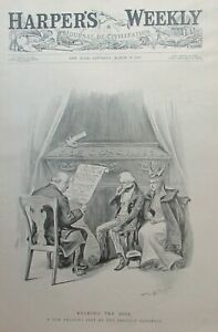  Harper's Weekly. March. 1895  Illustration by W.A. Rogers  *excellent condition