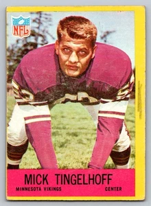 1967 Philadelphia Mick Tingelhoff #107 - Minnesota Vikings - Picture 1 of 2