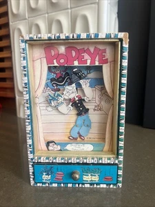 VINTAGE POPEYE DANCING MUSIC BOX 1980 KING FEATURES SYNDICATE INC. !!WORKS!! - Picture 1 of 10