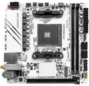 AMD B450I ITX Motherboard, 2.5G LAN, DP+HDMI, Legacy AM4 Ready, Dual M.2, ARGB - Picture 1 of 8