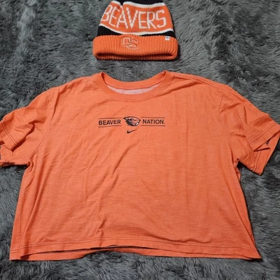  OREGON BEAVERS Talla Única Adultos Unisex Tejido Invierno Gorro Sombrero/Dri-Fit Nike XL  Foto 1 de 4