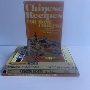 Chinese Cooking Book Bundle Lot Vintage Recipes Traditional Homestyle x5 - Picture 1 of 22