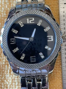 Silver Tone FMD PU003 Quartz Analog Men's/women’s Watch New Battery - Picture 1 of 7