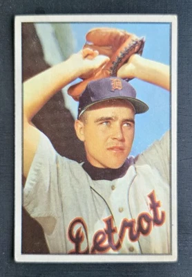 1953 Bowman Color No47 Ned Garver - Detroit Tigers - очень хорошее состояние (окрашивание сзади) - Изображение 1 из 2