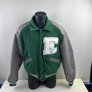 Chaqueta Letterman Universitaria De Colección AAA Justen’s “E” Lana Eastside - Imagen 1 de 13