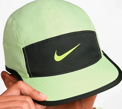 Nike Dri-FIT Fly Unstructured Swoosh 5 Panel Running Cap NWT FB5624-701 Sz M/L - Image 1 of 3