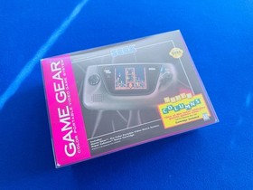 Sega Game Gear Console SUPER COLUMNS BUNDLE VARIANT  CIB Complete + Protector !