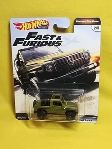 Mercedes-Benz Clase G 2017 Hot Wheels Premium 91 2/5 pilotos reales 🔥A6 - Imagen 1 de 11