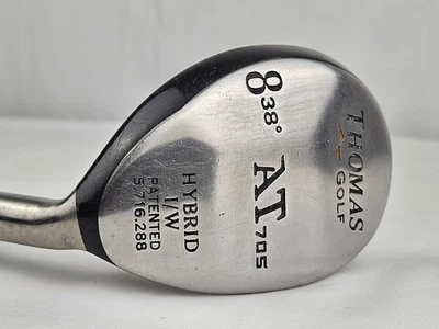 Thomas Golf AT 705 8 híbrido l/W 38° para hombre diestro varilla de grafito, Senior Flex Foto 1 de 4