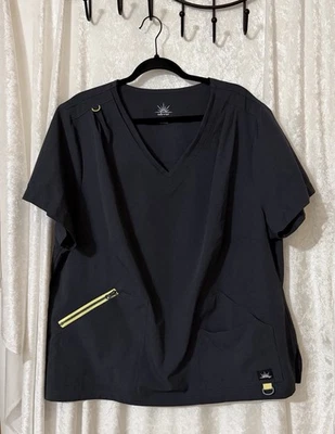 Blusa Médica Solis Koi Stretch 3X Carbón para Mujer Foto 1 de 4