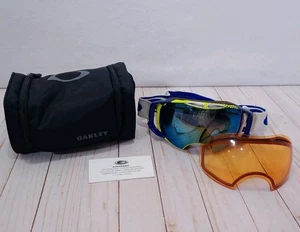 Occhiali da sci snowboard Oakley Airbrake con borsa usati - Foto 1 di 21