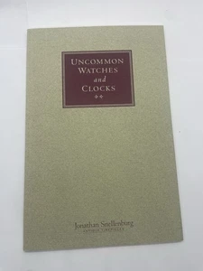 Uncommon Watches & Clocks  Catalog Snellenburg Rare 1997 w Price List Breguet + - Picture 1 of 6