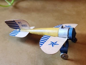 Altes Holz & Metall & CDBD Flugzeug Spielzeug Teil für Zeppelin & Flugzeug zum Aufziehen - Bild 1 von 5