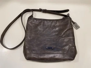 FRYE Italian Leather Melissa Crossbody Purse Bag Brown Adjustable Strap - Picture 1 of 17