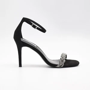 Steve Madden Womens Heels Black Size UK 7 Suede Dress Footwear - Picture 1 of 8