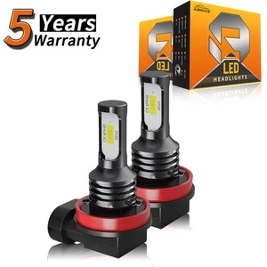 1500000LM 15000K Pair H11 H8 H9 LED Headlight Low Beam Bulbs Super Bright White - Picture 1 of 12