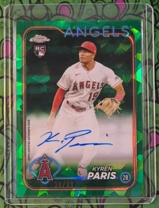 KYREN PARIS Autograph 💎 2024 Topps Sapphire RC AUTO CSA-KP 💎 Emerald Green /99 - Picture 1 of 2