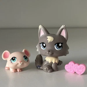 Hasbro Littlest Pet Shop LPS #1411 #1412 Persian Wolfcat & Mouse Katze💞 - Bild 1 von 5