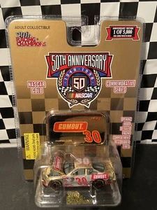 Racing Champions 50th Anniversary Derrike Cope #30 Gumout 1:64 Scale- Gold - Picture 1 of 5