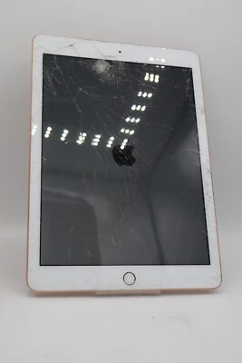 Apple iPad 6.Gen 2018 32GB WiFi Rosé Gold A1893 Displayschaden #4920 - Bild 1 von 4