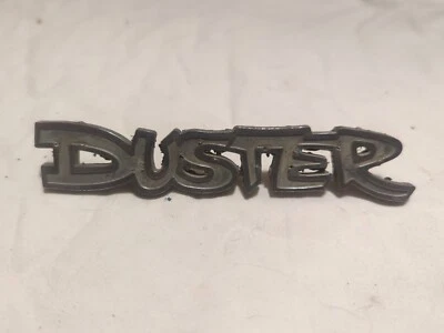 Plymouth DUSTER 1972 1976 emblema de escritura de metal con pasadores Foto 1 de 4