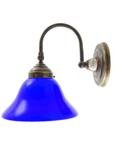 Wand Messing Brüniert, Lampada parete Beleuchtung Mit Glas Ministerielle ac11 - Bild 1 von 4