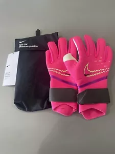 NEW!! Nike GK Phantom Shadow 2023 Goalie Gloves Hyper Pink CN6758-639 Size 11 - Picture 1 of 6