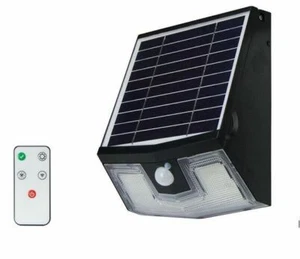 LED Solar Wall Light, Remote Controlled Motion Sensor Lights, Solar LED Lighting - Picture 1 of 7