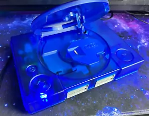 ULTIMATE Playstation 1 PixelFX SHINY GEM HDMI XSTATION 128gb PS1 8MB RAM Blue - Picture 1 of 19