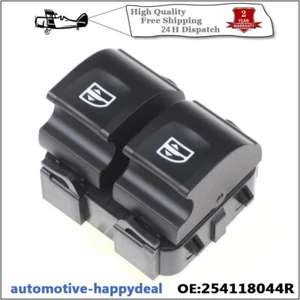 2X Window Main Control Switch For Renault Trafic 2014-2019 254118044R - Picture 1 of 5