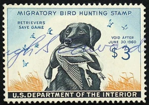 U.S. Used Stamp Scott #RW26 $3 Federal Duck Hunting. Very Fine. Choice! - Picture 1 of 2