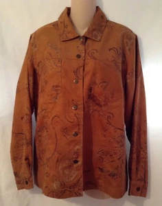 Chico's Brown Button Up Shirt Size 1 Medium - Picture 1 of 4