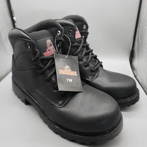 Brahma Mens “Escott” 7W Soft Toe Work Boots Slip Resistant Black Women 8.5 New - Picture 1 of 7
