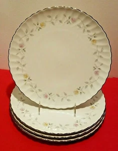 Brae Loch Dinner Plates Set Of 4, Silhouette Fine China By Syracuse - Picture 1 of 5