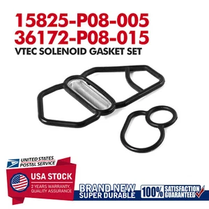 Upper Lower Solenoid Gaskets 15825-P08-005 36172-P08-015 For Honda Civic Integra - Picture 1 of 7