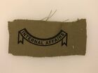 Rhodesian Army Internal Affairs Cloth sleeve Flash Patch badge