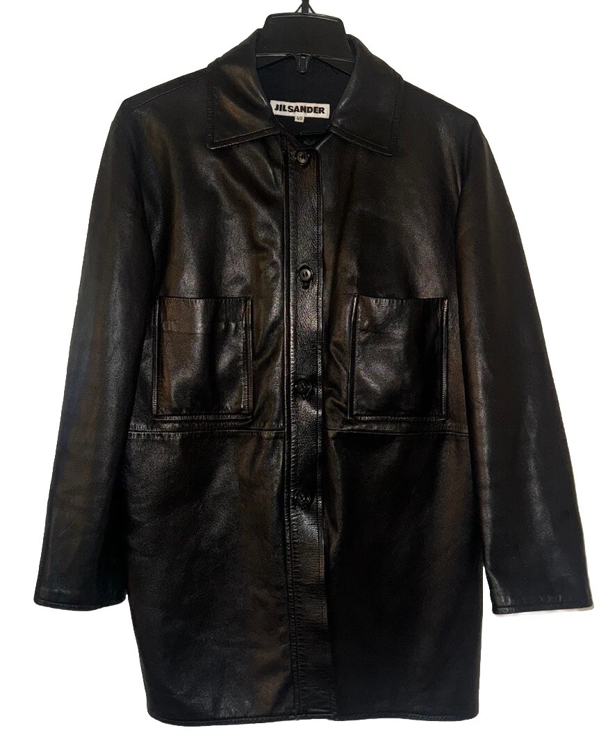 Jil Sander Leather Outer Shell Coats, Jackets & Vests for Women