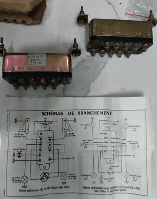 Peugeot 203 , 403 ford Renault signal stop control multifunction relay seima  - Image 1 of 4