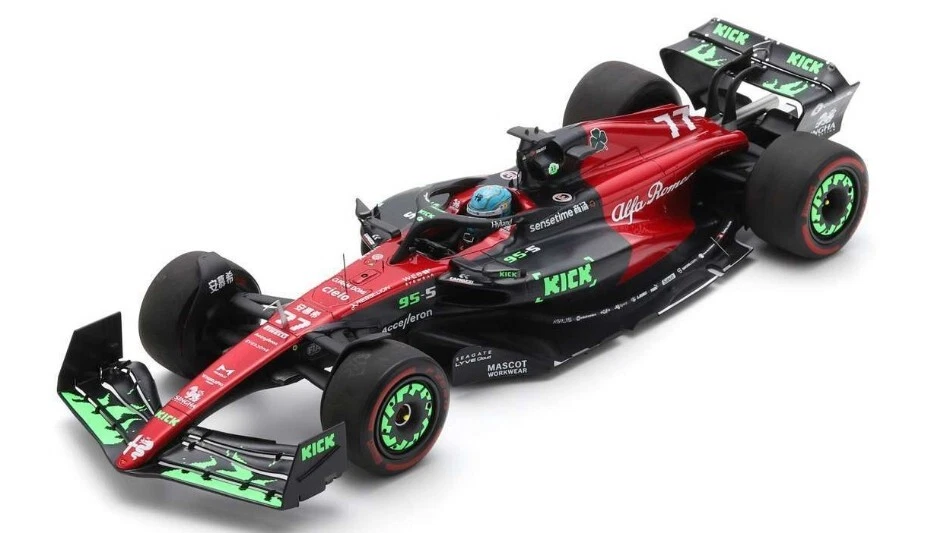 SPARK MODEL 18S962 ALFA ROMEO F1 N.77 BELGIAN GP 2023 VALTTERI BOTTAS 1:18 - Immagine 1 di 1