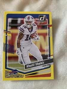 2023 Donruss Khalil Shakir banconote bufalo giallo a prova di stampa #33 - Foto 1 di 2