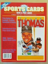 May 1992 No.6  Allan Kaye's Sports Cards News Price Guides Magazine Thomas