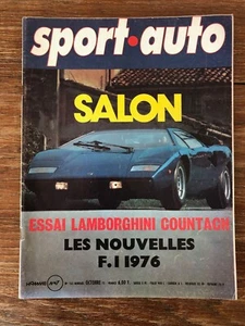 Revue SPORT AUTO # 165 (Oct. 1975) Complet avec Encart & Poster - Picture 1 of 3