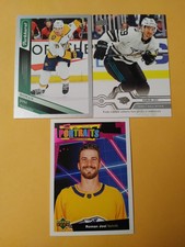 Roman Josi Nashville Predators 3 Card Lot UD Portraits Parkhurst UD
