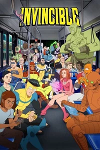 NEW INVINCIBLE 2021 ANIME POSTER PREMIUM WALL ART PRINT SIZE A5-A1 - Picture 1 of 6