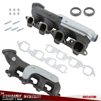 Colector de escape con junta para Chevrolet C1500/2500/3500 GMC 88-95 LH&RH Foto 1 de 4